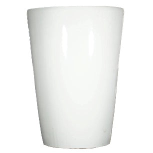 Pot Tall Classic White Glossy Ceramic (0.49m)